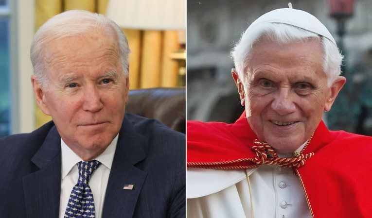 Joe Biden reacts to death of Pope Benedict XVI- QHN